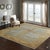 10x14 Versatile Classic Blue Brown Floral Modern Hand Knotted Wool Carpet Rug For Sale - Image 4 of 6