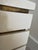 1970s Pair of Vintage Modern Lacquer & Brass 3-Drawer Night Tables by J.C. Mahey, France For Sale - Image 5 of 11