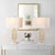 Contemporary Yara 26.25" Greek Key Table Lamp in Gold/White - a Pair For Sale - Image 3 of 4