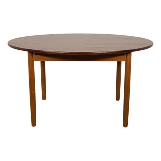 Mid-Century Round Teak Extendable Dining Table, United Knigdom, 1960s For Sale