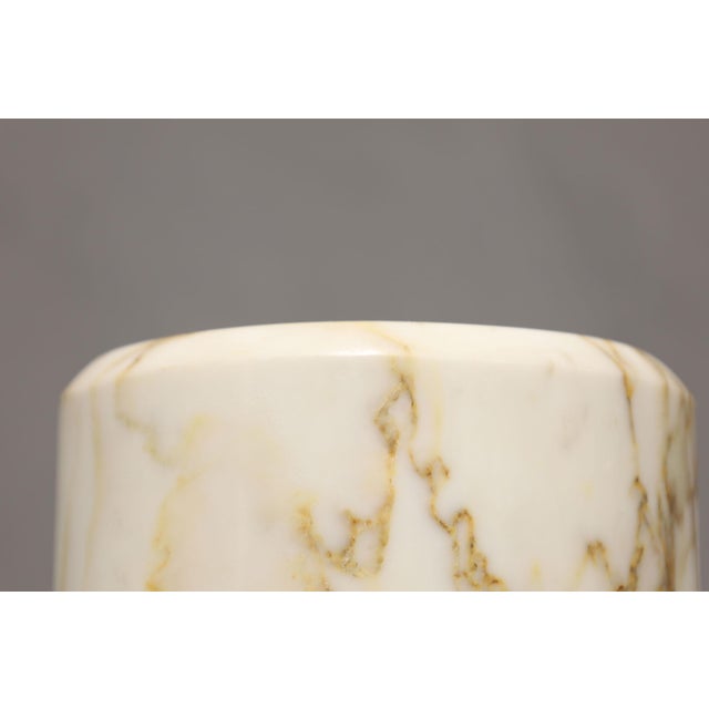 Angelo Mangiarotti Angelo Mangiarotti Calacatta Marble Vase For Sale - Image 4 of 6
