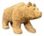 Vintage Wooden Carved Bear For Sale