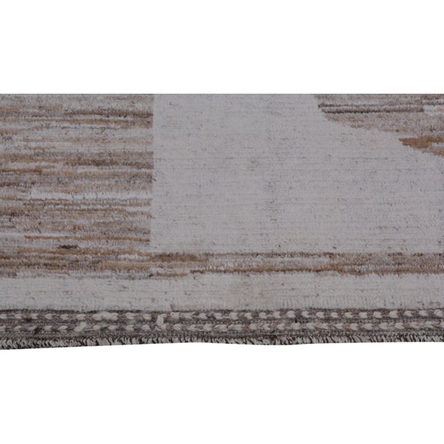 Moroccan Moroccan Hand Knotted Wool Rug, 9'1"x12'9" For Sale - Image 3 of 6