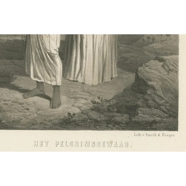 Dozy, Islamic Pilgrim Attire of Mecca, 1863, Lithograph For Sale - Image 3 of 10