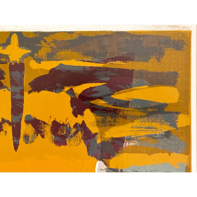 Printmaking Materials 1960s Corita Kent (Sister Mary Corita), Signed Screenprint, Framed For Sale - Image 7 of 12