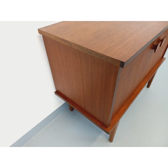 Small Vintage Scandinavian-Style Teak Sideboard, 1960s For Sale - Image 6 of 15