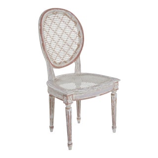 French Caned Chair For Sale