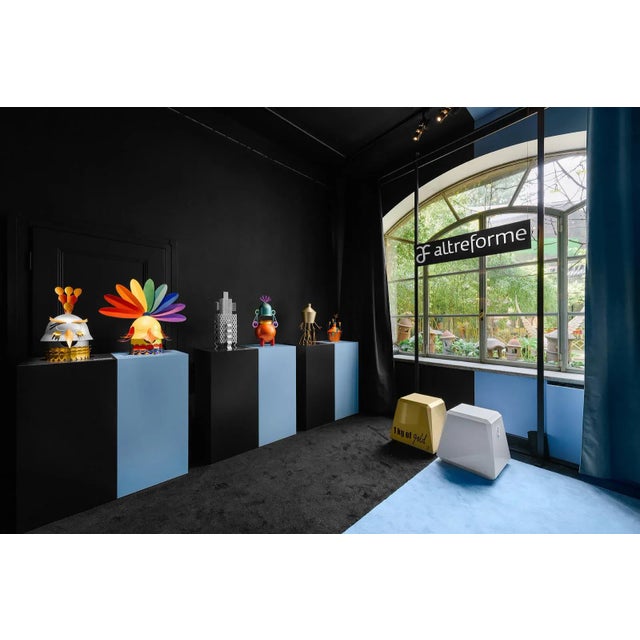 Metal Dalla Terra Sculpture by Marcantonio for Altreforme For Sale - Image 7 of 8