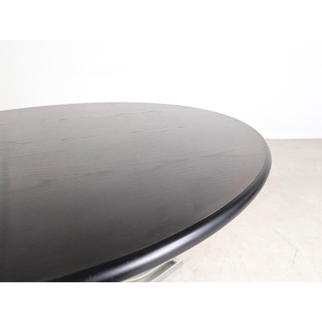 Black Mid-Century Modern Space Age Dining Table by Rinaldi Gastone, 1970 For Sale - Image 8 of 11