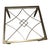 1970s 1970s Stunning Hollywood Regency Style Cocktail Table That Combines Architectural Geometric Symmetry With Sleek Mid-Century Flair. For Sale - Image 5 of 9