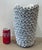 Timeless Organic Modern Textured White Vase, showroom floor sample