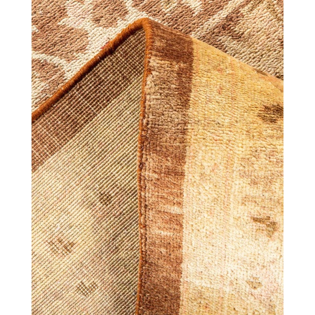 Vintage Traditional Hand Knotted Wool Area Rug, Gold - 7'10" X 10'0" For Sale In New York - Image 6 of 9