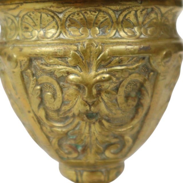 Brass Cup with Lid Mythical Figure For Sale - Image 5 of 16
