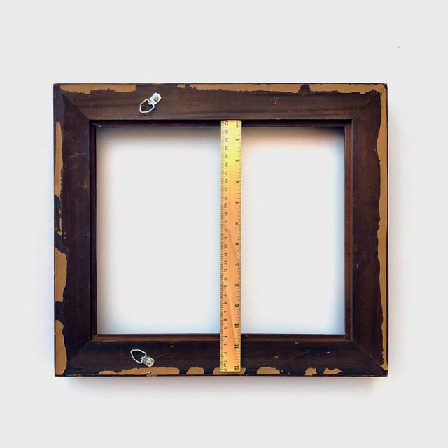 Antique Victorian Wood Picture Frame For Sale - Image 4 of 4