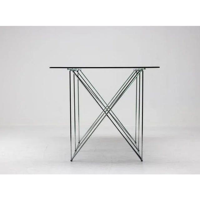 1970s Foldable Dining Table by Max Sauze, 1970s, France For Sale - Image 5 of 9