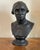 American Very Large Antique 19th Century Wedgwood Black Basalt Library Bust of President George Washington After Jean-Antoine Houdon For Sale - Image 3 of 12