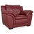 Red Leather Lounge Chair from Natuzzi For Sale - Image 13 of 13