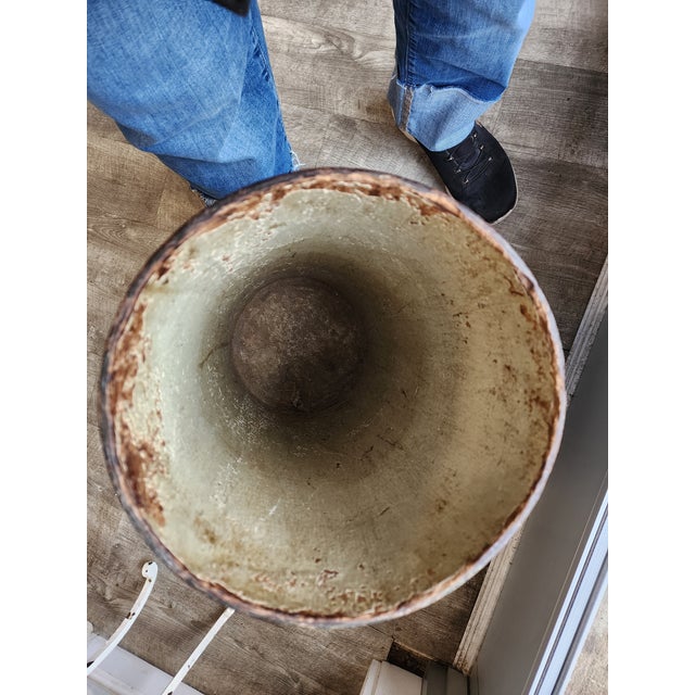 19th C. Chinoiserie Leather Umbrella Stand For Sale - Image 9 of 10