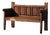 Folk Art Mountain Bench in Wood, Spain, 19th Century For Sale