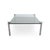 Mid-Century Modern Coffee Table in Glass and Metal, 1980 For Sale - Image 5 of 8