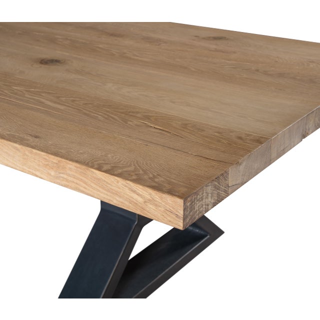 Century Furniture Century Furniture Open Sky 120" Dining Table - Natural For Sale - Image 4 of 5