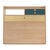 Petrol blue drawers gaston floating writing desk 80 cm natural oak by harto dimensions: w 80 x d 32 x h 72 cm. Materials:...