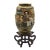 Satsuma Japanese Vintage Ceramic Vase For Sale