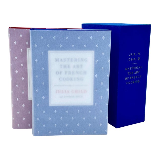 Julia Child's Mastering the Art of French Cooking 2 Volume Boxed Set For Sale