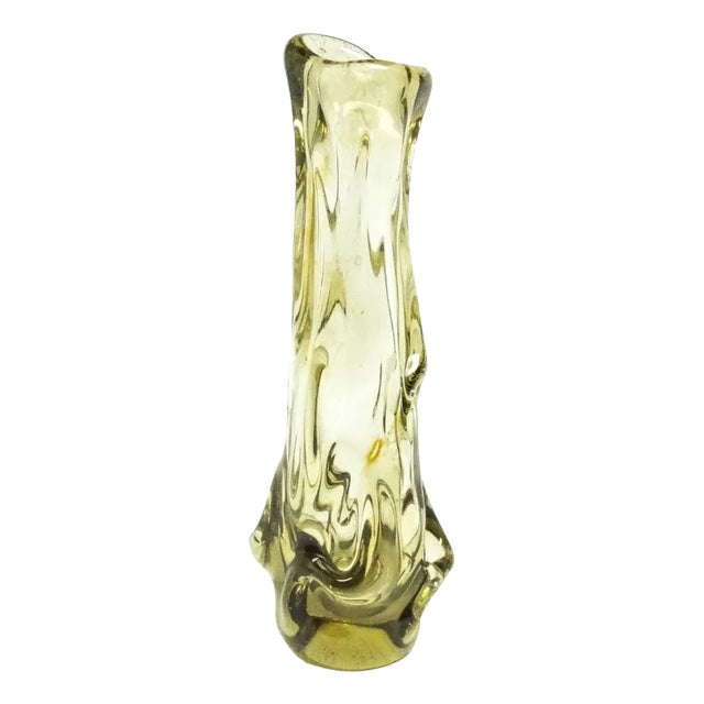 Postmodern Vase from Wołomin Glassworks, Poland, 1970s For Sale