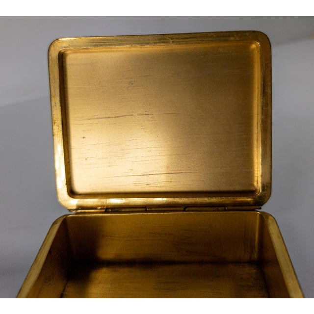 Early 20th Century Japanese Red Enamel Box With Chinese Celadon Nephrite Jade Plaque For Sale - Image 13 of 14