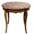 20th Century Louis XV Pedestal Table in Rosewood and Oak with Marble Top For Sale
