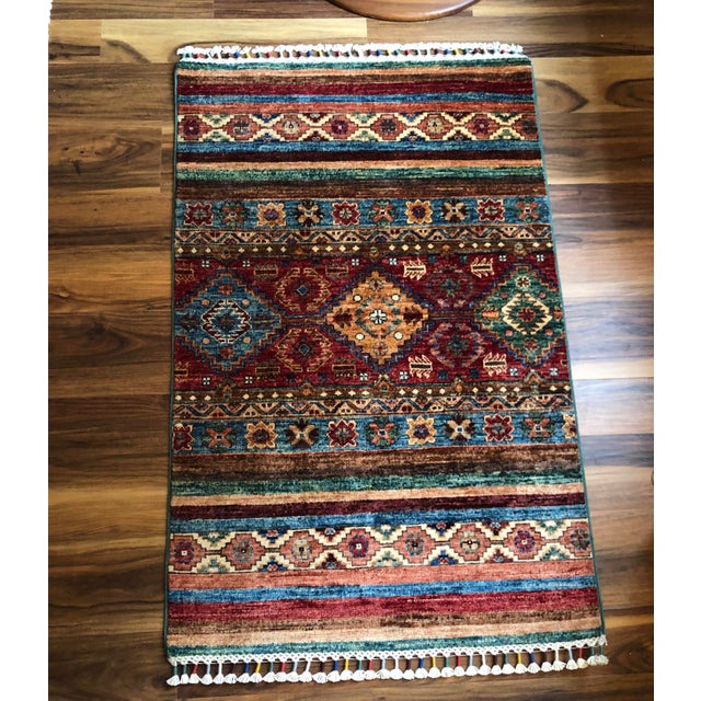 Authentic Handknotted Turkish Rug 2′8″ × 4′6″ Chairish