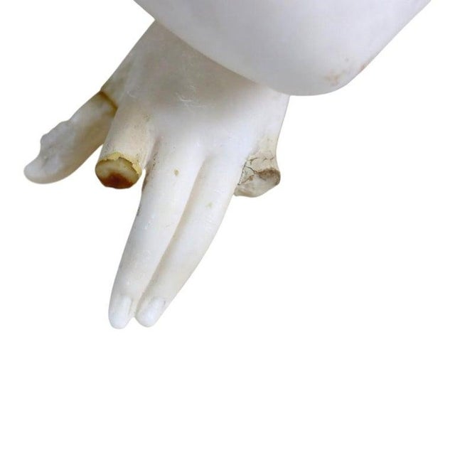 Late 19th Century P. Bazzanti Style Alabaster Statue “Crouching Venus” Unsigned For Sale - Image 15 of 15