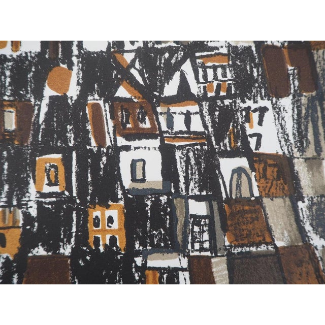 Maria Helena Vieira Da Silva, Ville au Portugal, Lithograph For Sale - Image 5 of 6