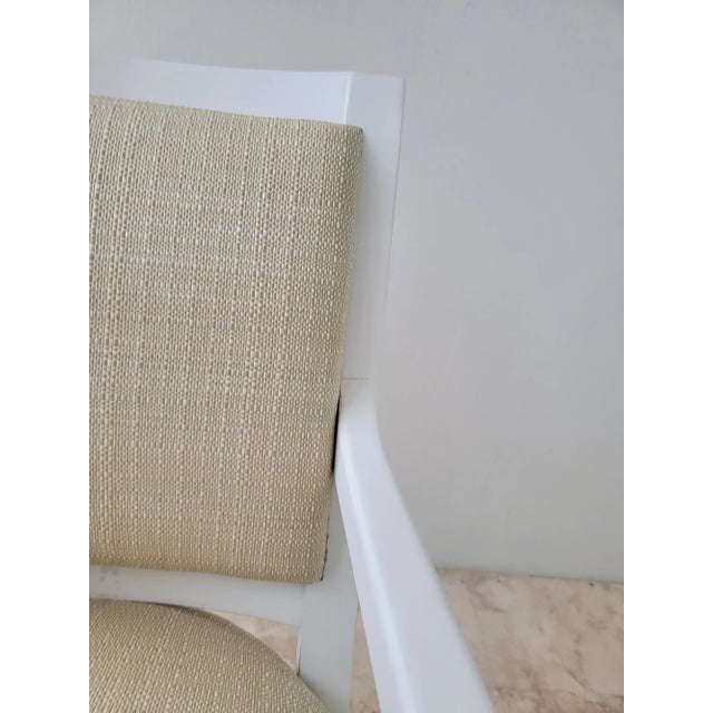 John Dickinson Swivel Arm Chairs - a Pair For Sale In Miami - Image 6 of 9