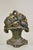 Orange Antique Victorian Cast Iron Small Painted Orange Floral Bouquet Basket Door Stop For Sale - Image 8 of 8