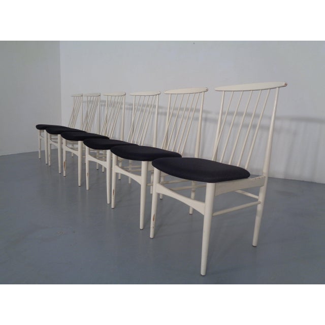 Mid-Century Modern German Dining Chairs from Ernst Martin Dettinger, 1960s, Set of 6 For Sale - Image 3 of 14