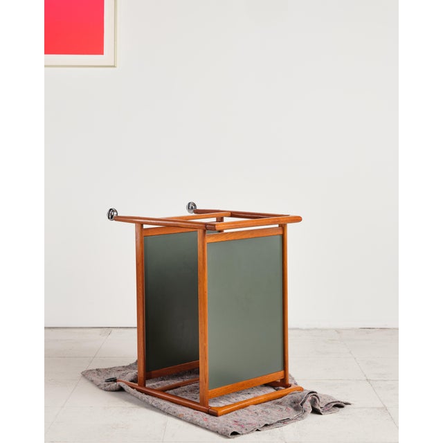 Wood Mid-Century Teak Bar Cart from Dyrlund, 1960s For Sale - Image 7 of 18