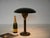 Gold Art Deco Patinated Brass Mushroom Table Lamp, Italy, 1940s For Sale - Image 8 of 15