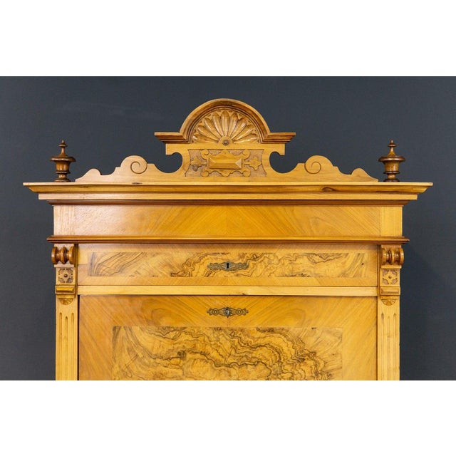 Wilhelminian Style Secretaire Desk For Sale - Image 3 of 18