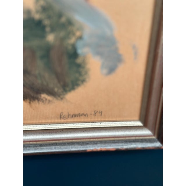 Mid-Century Modern Mats Rehnman, Nude Study, 1984, Oil Painting on Panel, Framed For Sale - Image 3 of 18