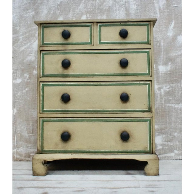 Victorian Painted Chest of Drawers, 1880 For Sale - Image 10 of 10