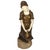 Gold Large Art Deco Bronze and Carved Marble Sculpture of a Water Carrier by Dominique Alonzo (58 Cm) For Sale - Image 8 of 12