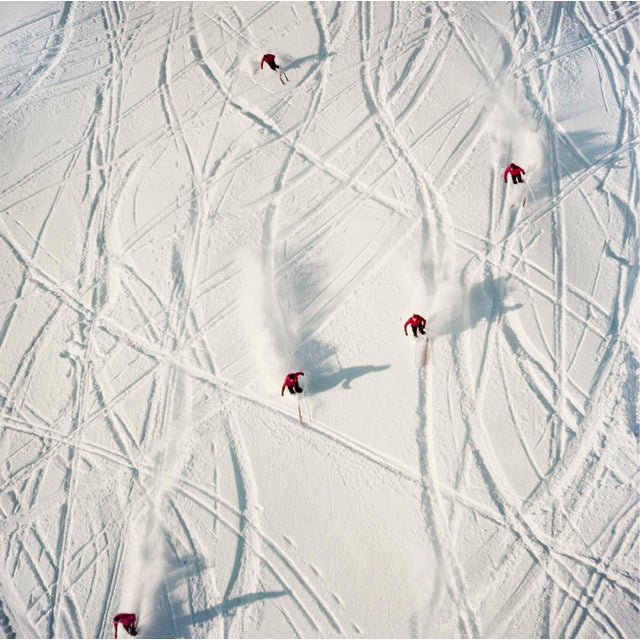 Switzerland Skiers by Toni Frissell Skiers on the piste, Klosters, Switzerland, 1954. (Photo by Toni Frissell) 12x12"...