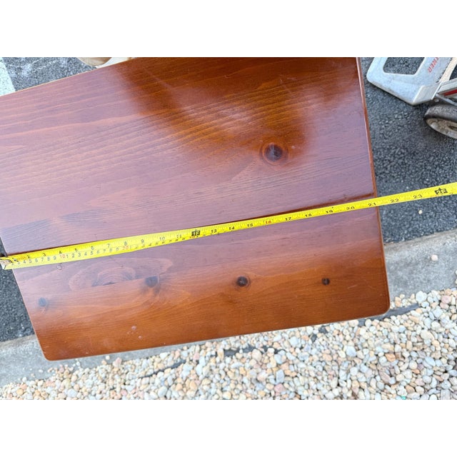 Tom Seely Furniture Early American Primitive Shaker Style Solid Pine Side Table or Nightstand. For Sale - Image 12 of 12