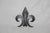 Fleur de Lys Heraldic lily decor Royal home decor King French vintage Medieval style Wrought iron. Dimensions: Height 7.8"...