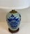 Late 19th Century Blue and White French Porcelain Table Lamp With White Shade For Sale - Image 14 of 14