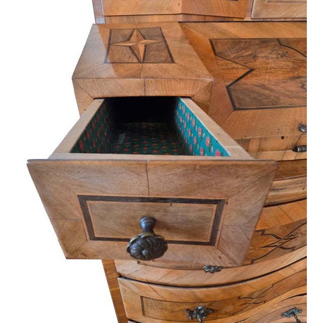 Antique South German Barock Secretaire, 1760 For Sale - Image 9 of 18