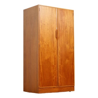 Mid Century Teak 1960s Armoire by Austinsuite For Sale