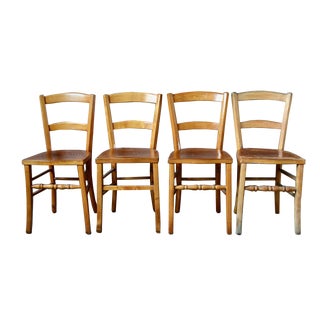 Vintage Bistrot Chairs, Set of 4 For Sale